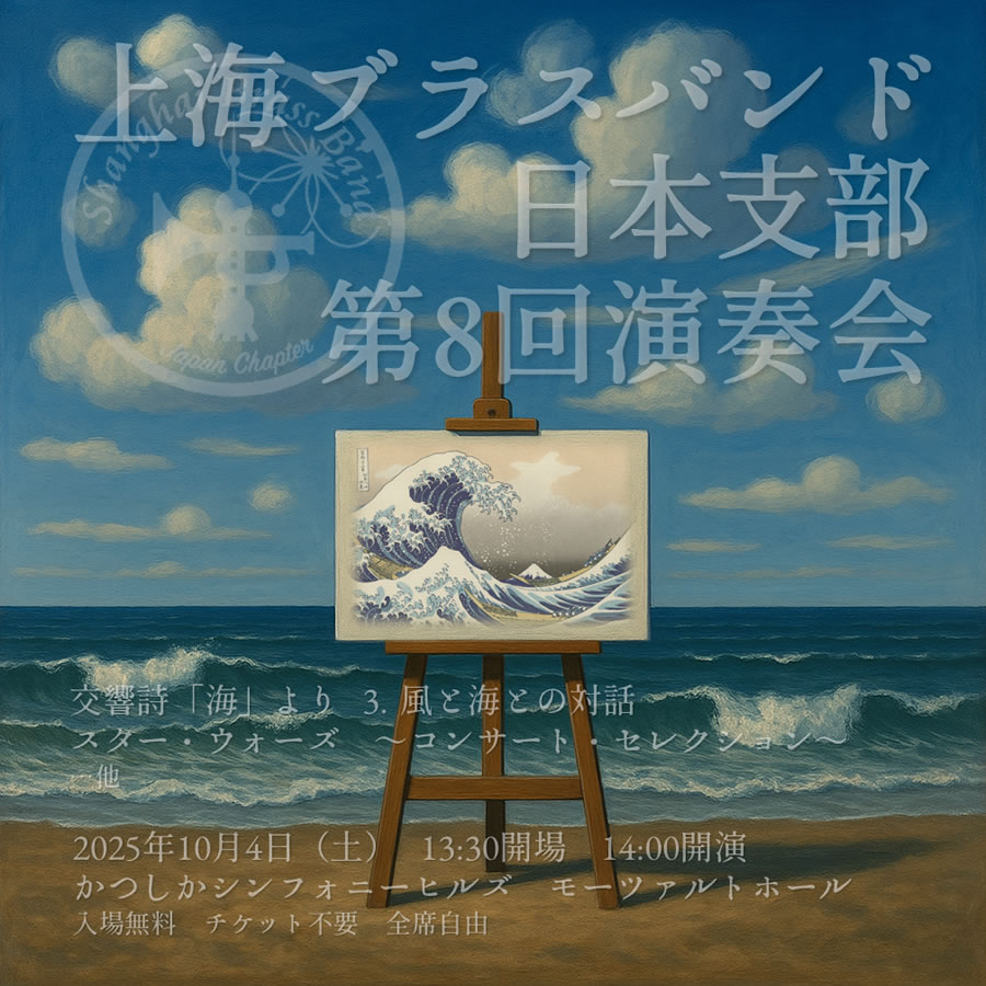 上海ブラスバンド日本支部第8回演奏会（2025年10月4日：かつしか